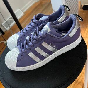 2020 Wmns Adidas Superstar 'Tech Purple' size 10.5
